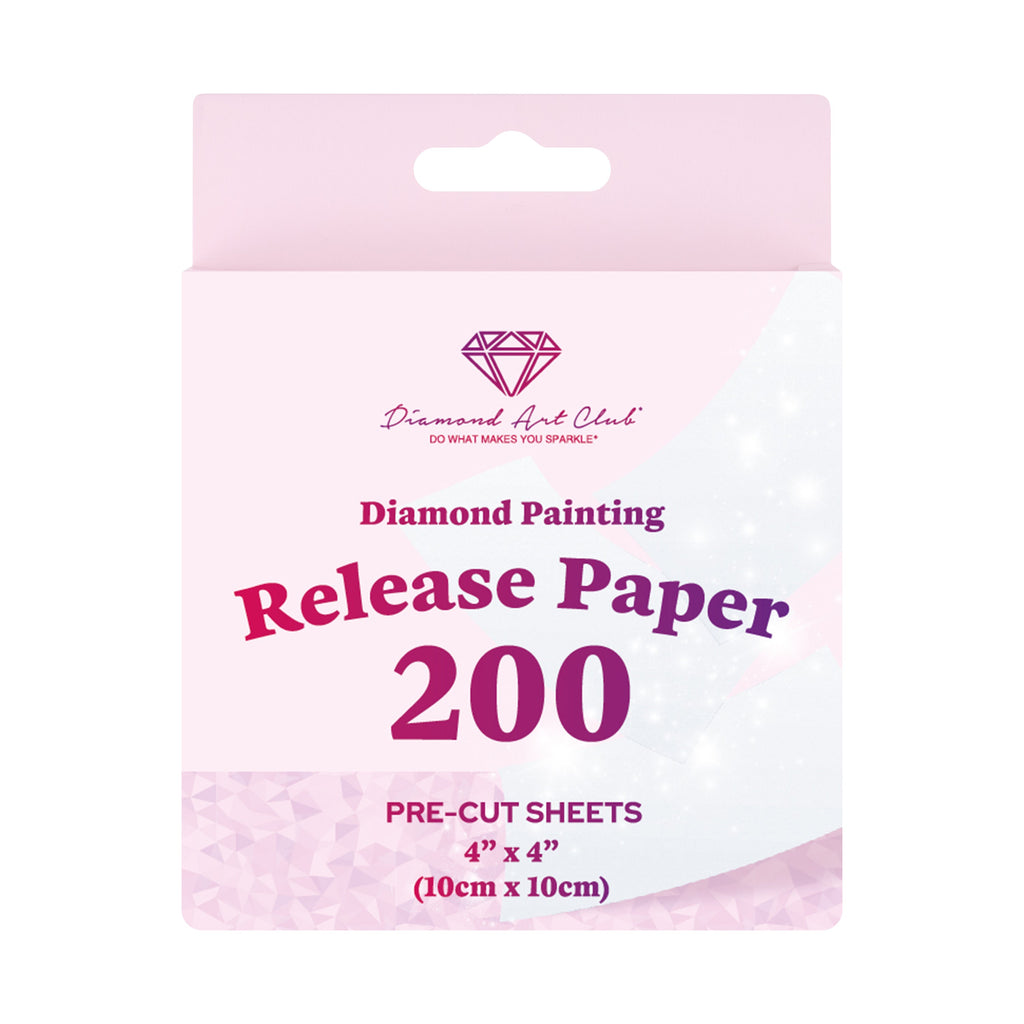 200 Sheets Double-Sided Diamond Painting Release Paper Squares