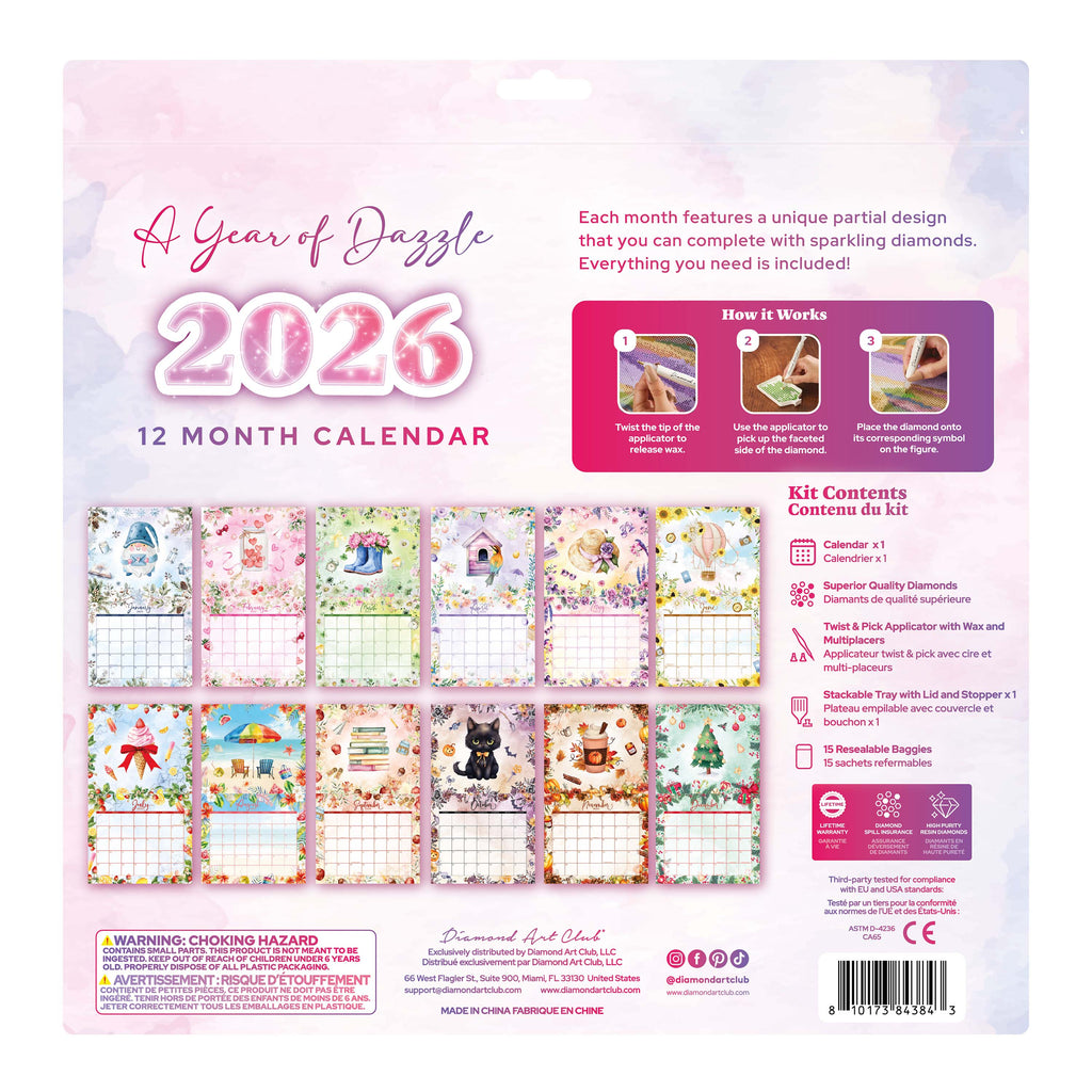 2026 Diamond Painting Calendar