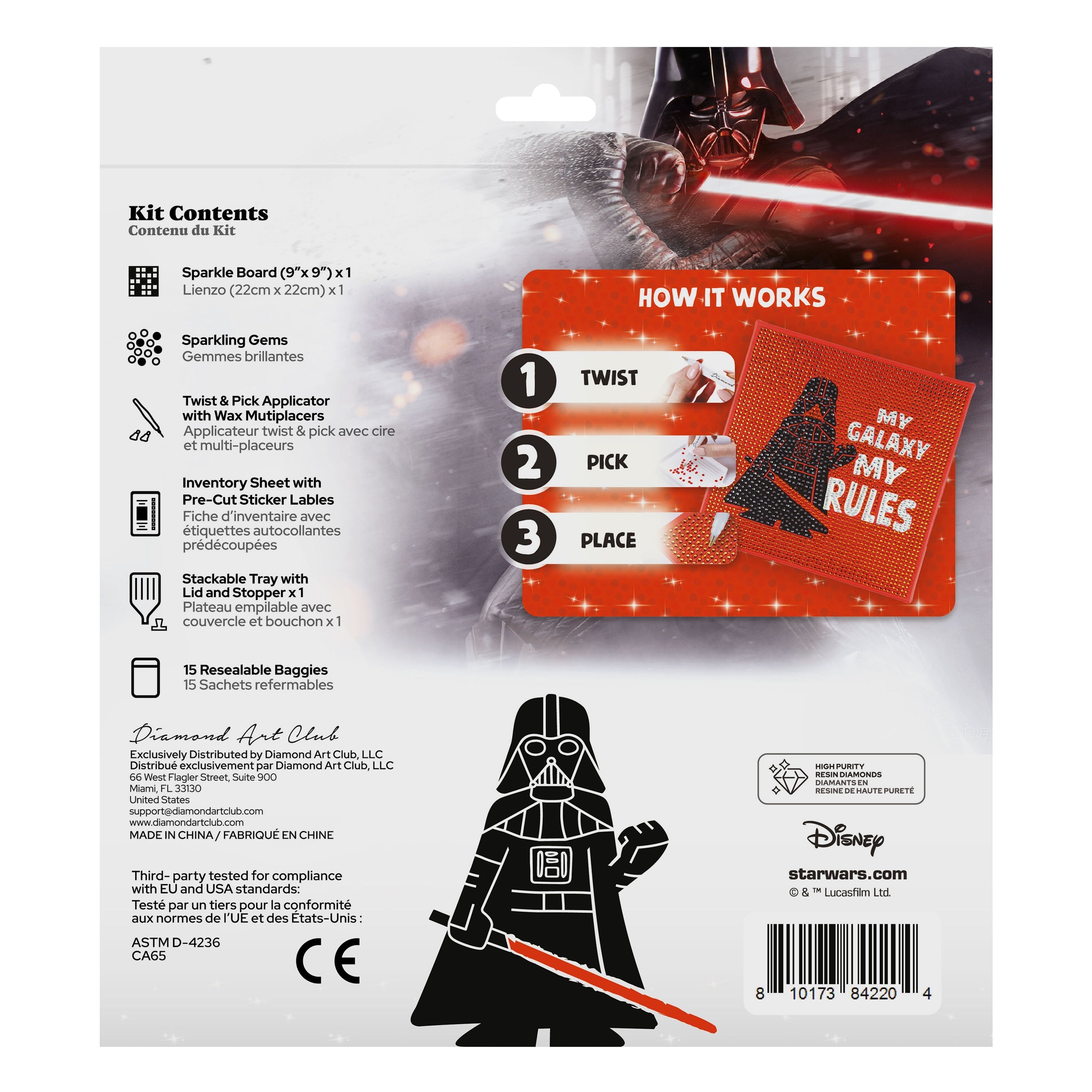 Dark Side Rules (Darth Vader) - Easy Gem™ Sparkle Boards