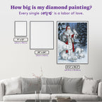 Red Arctic Santa with Polar Bears, Foxes, Owl