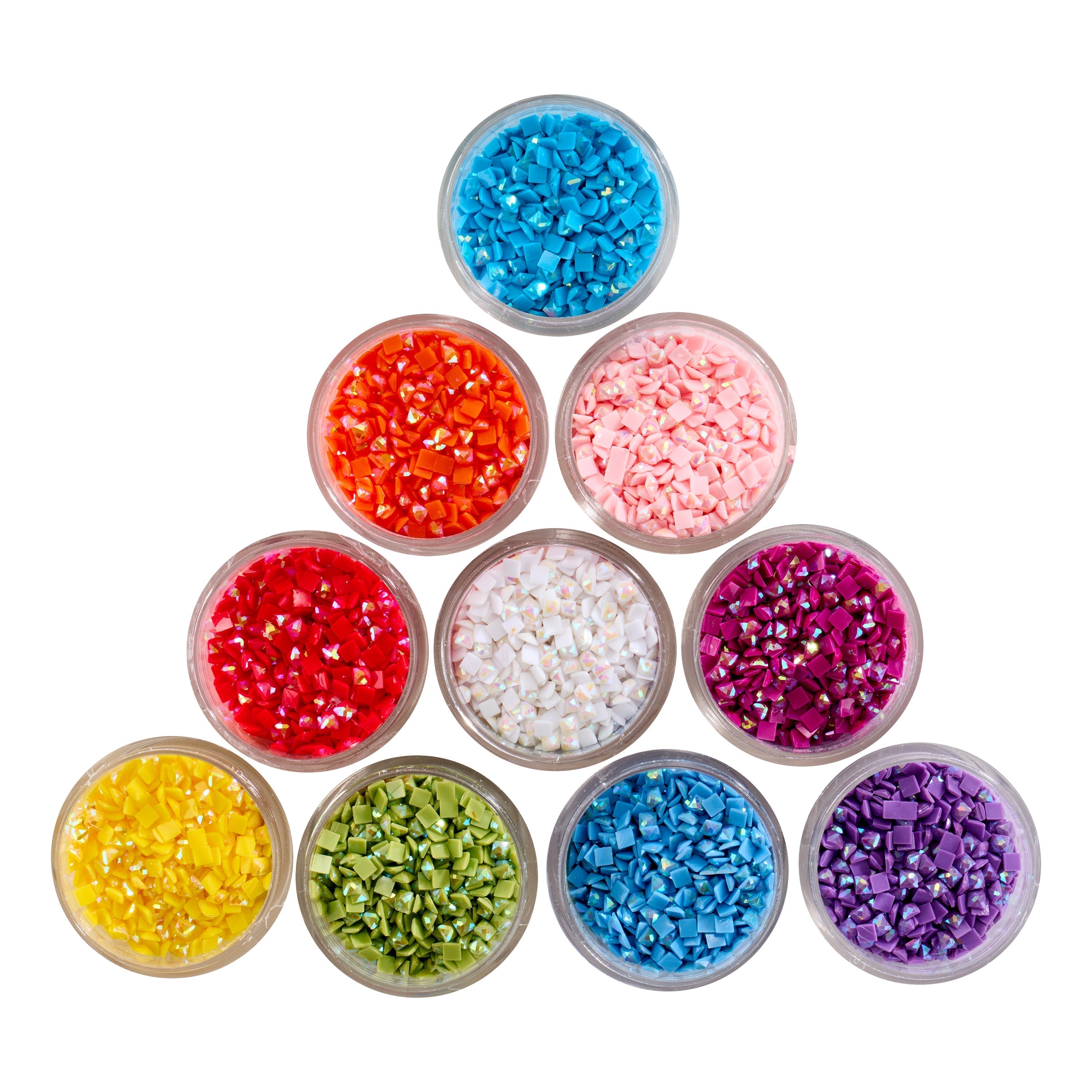 Aurora Borealis - Rainbow Square (Set of 10)