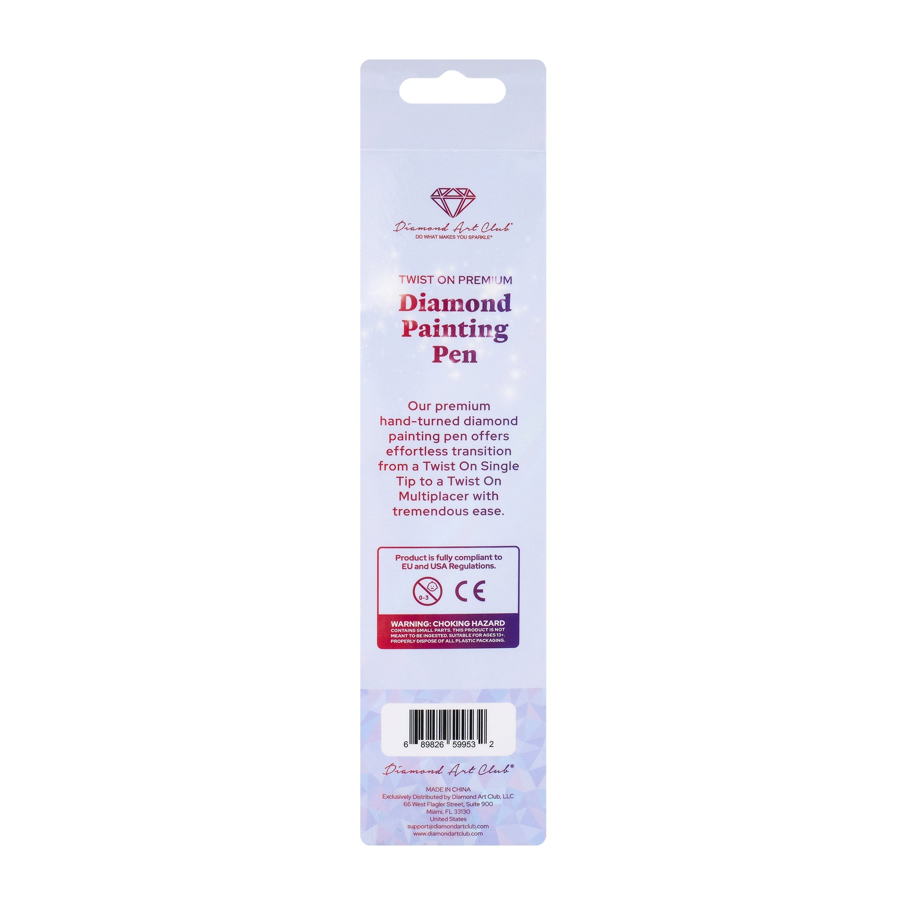Twist-On Dual-Threaded Premium Drill Pen – Blooming Rosette Swirl
