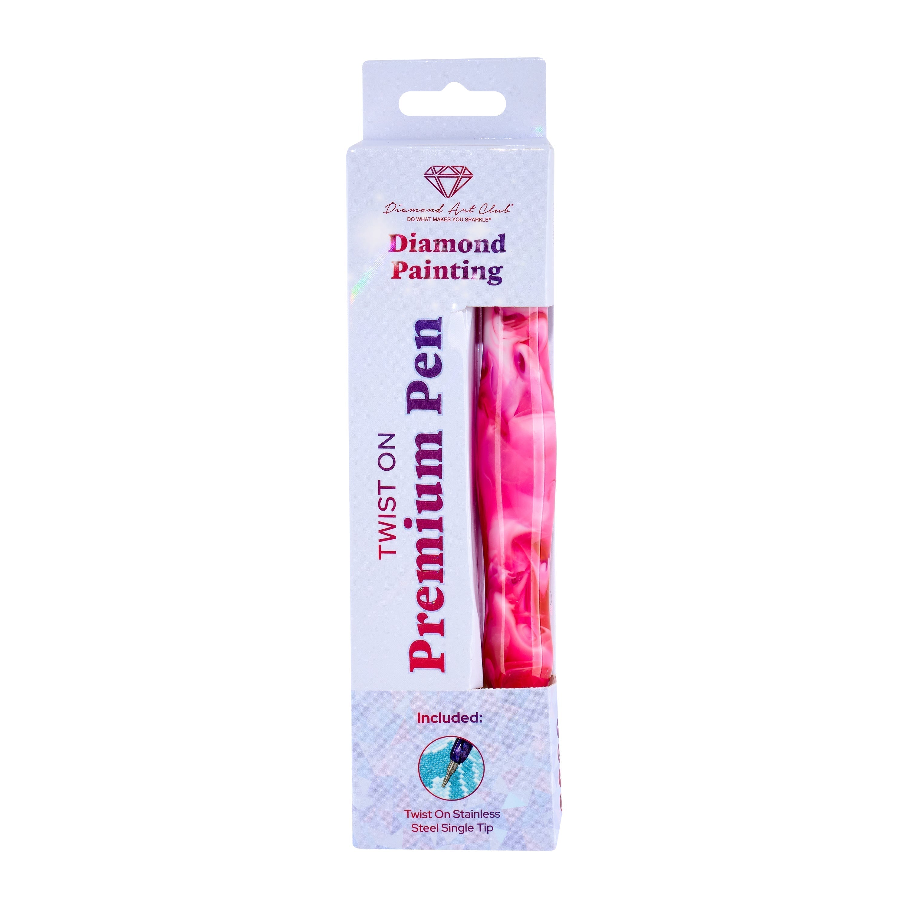 Twist-On Dual-Threaded Premium Drill Pen – Blooming Rosette Swirl