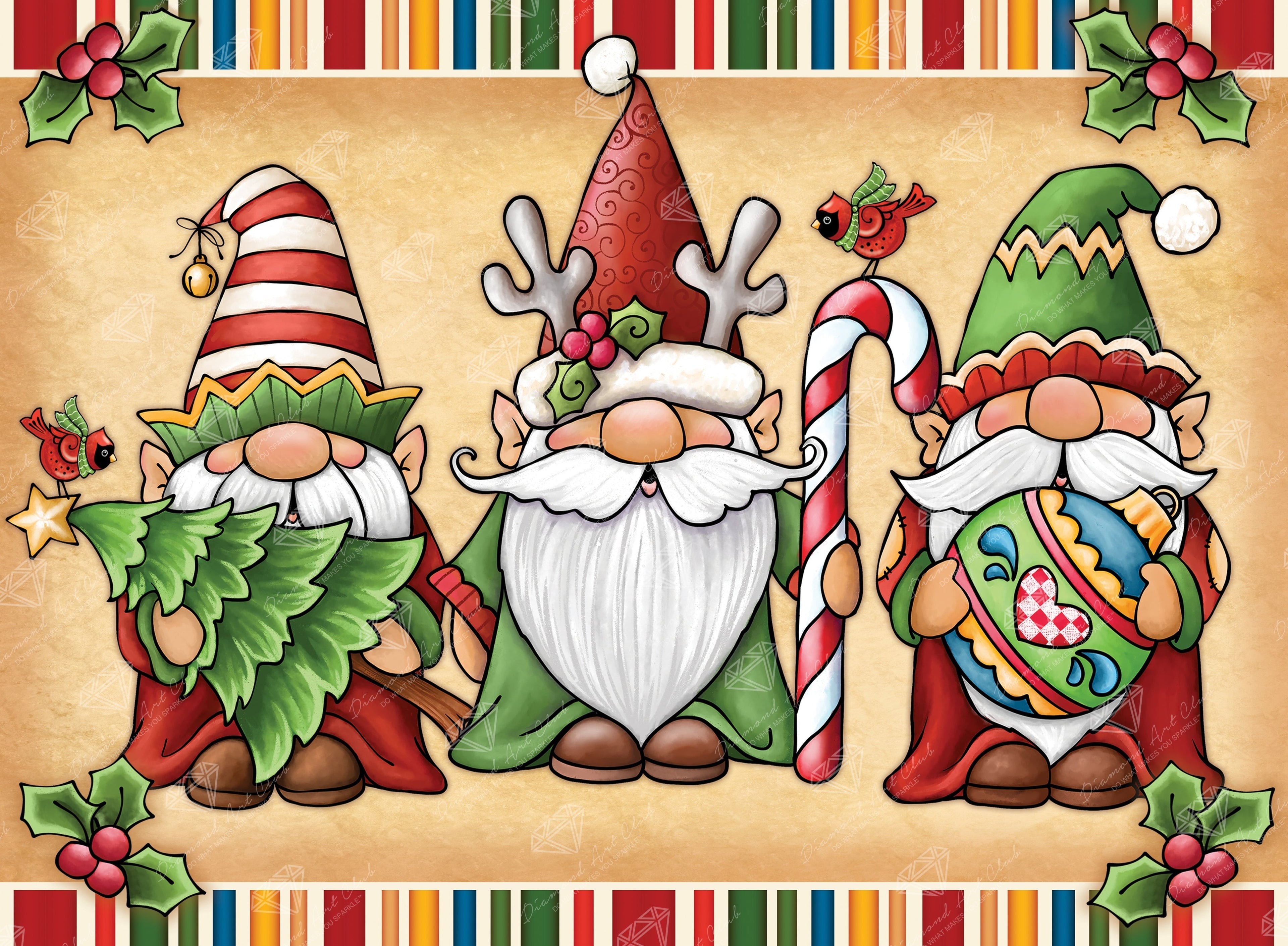 Christmas Gnome Trio