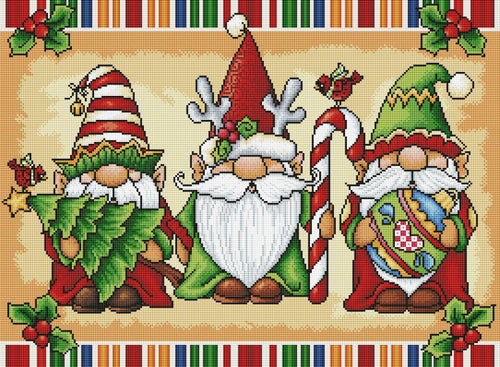 Christmas Gnome Trio