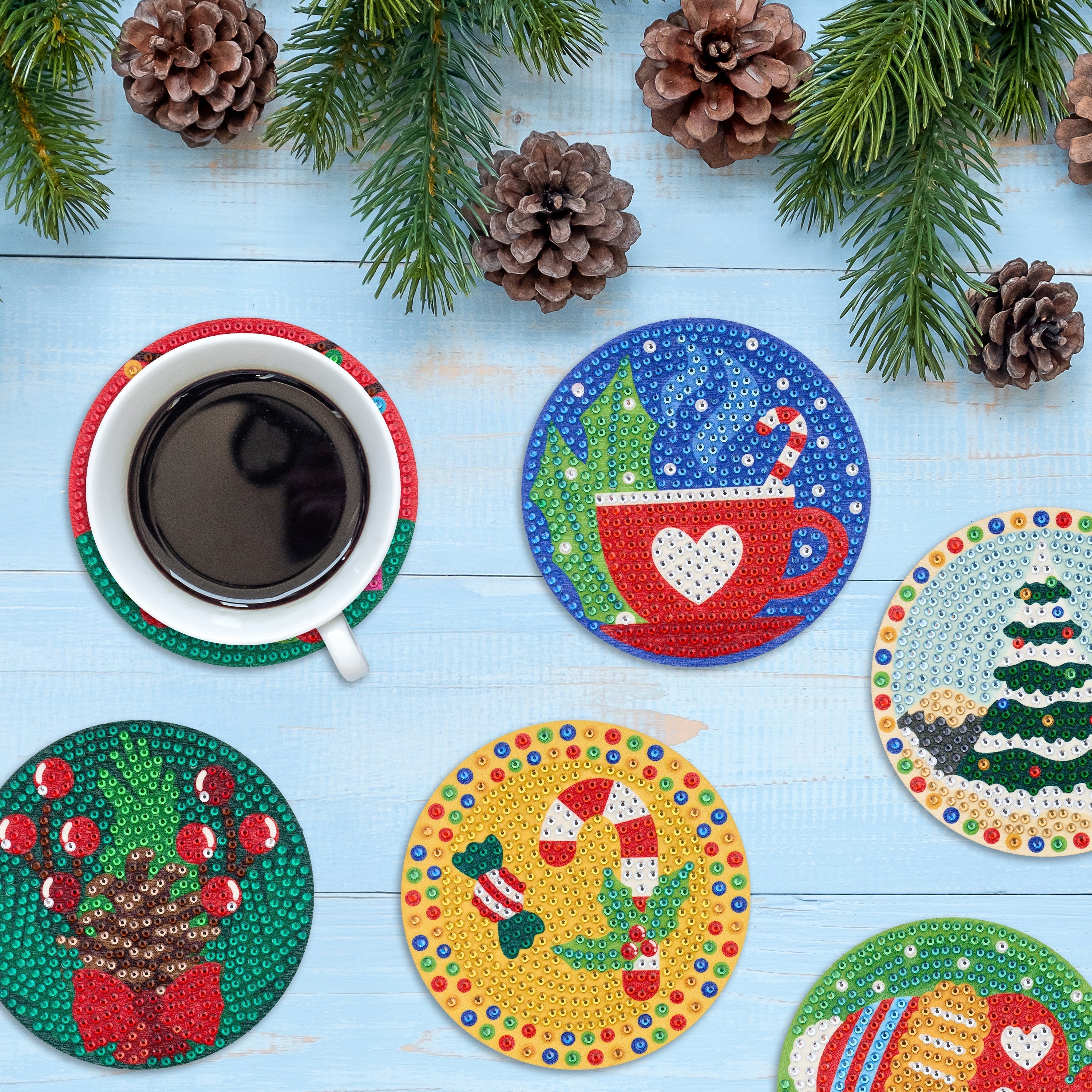 Coasters - Christmas Merry & Bright