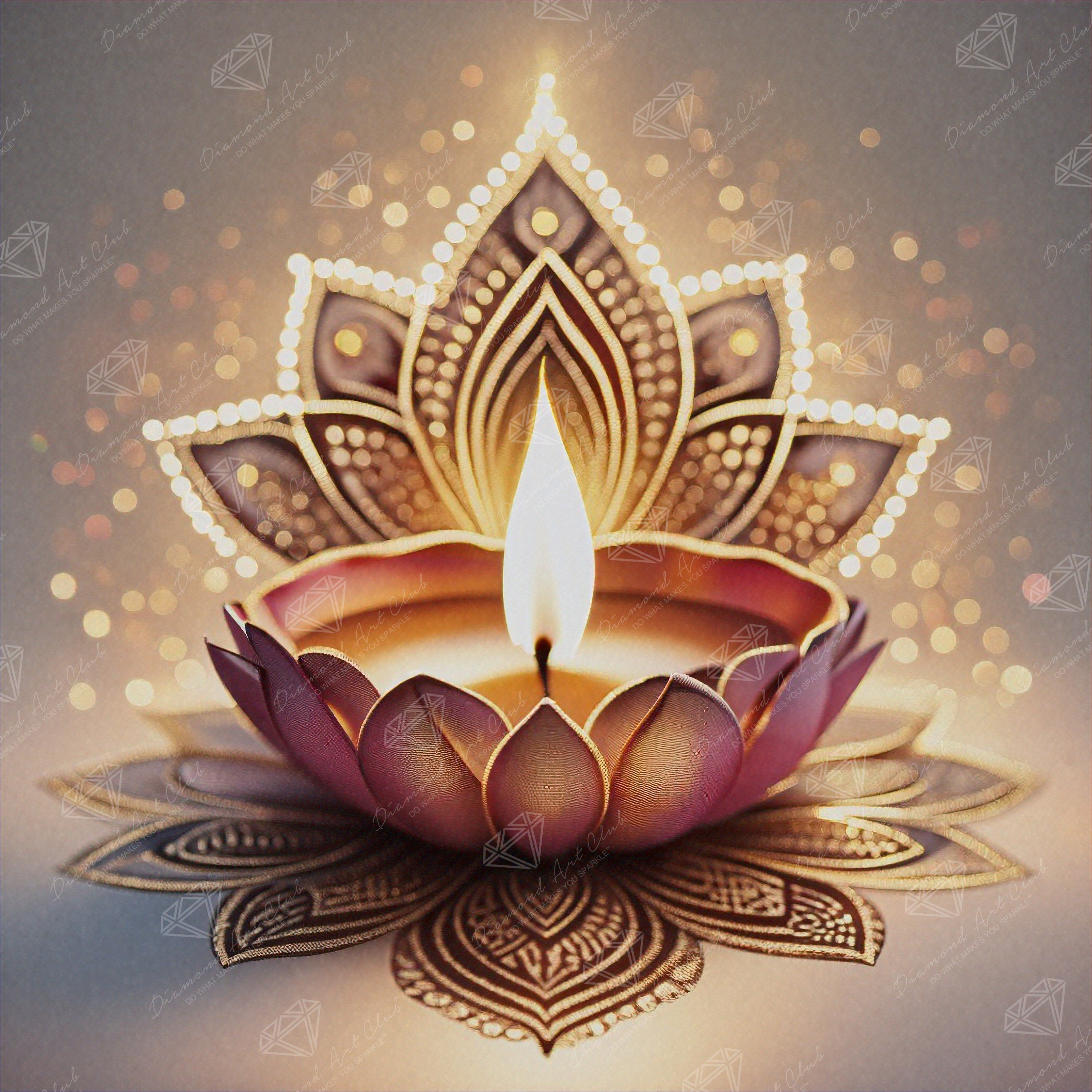 Festive Glow: Diwali Candlelight