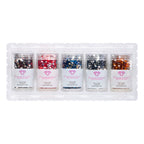 Iridescent - Jewel Tones Square  (Set of 5)