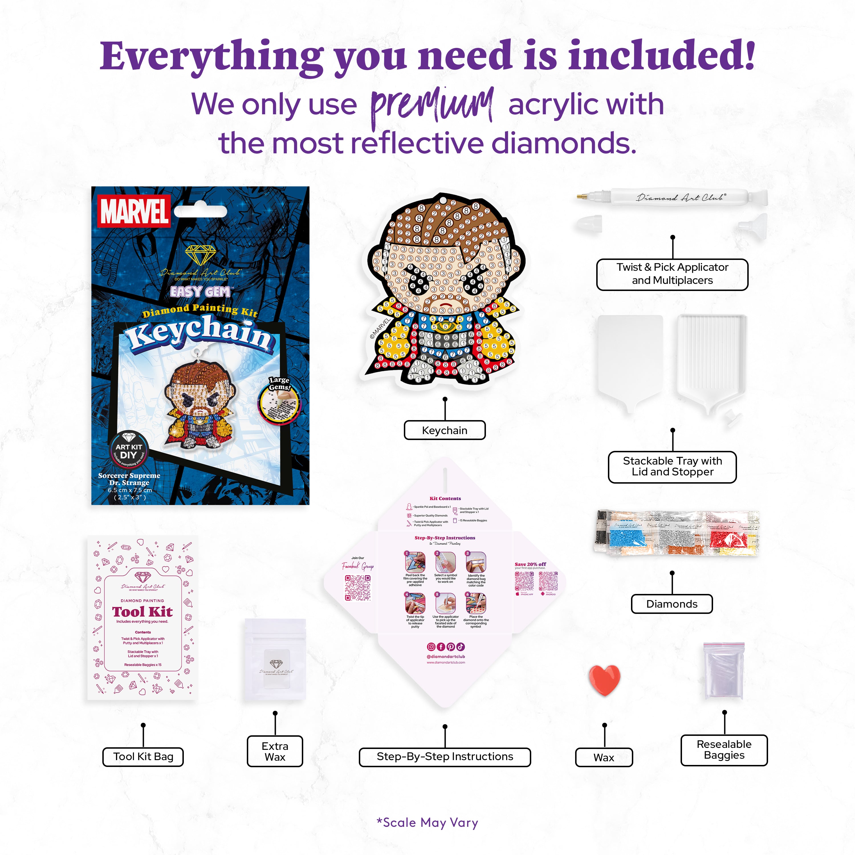 Easy Gem™ Keychain - Sorcerer Supreme Dr. Strange™