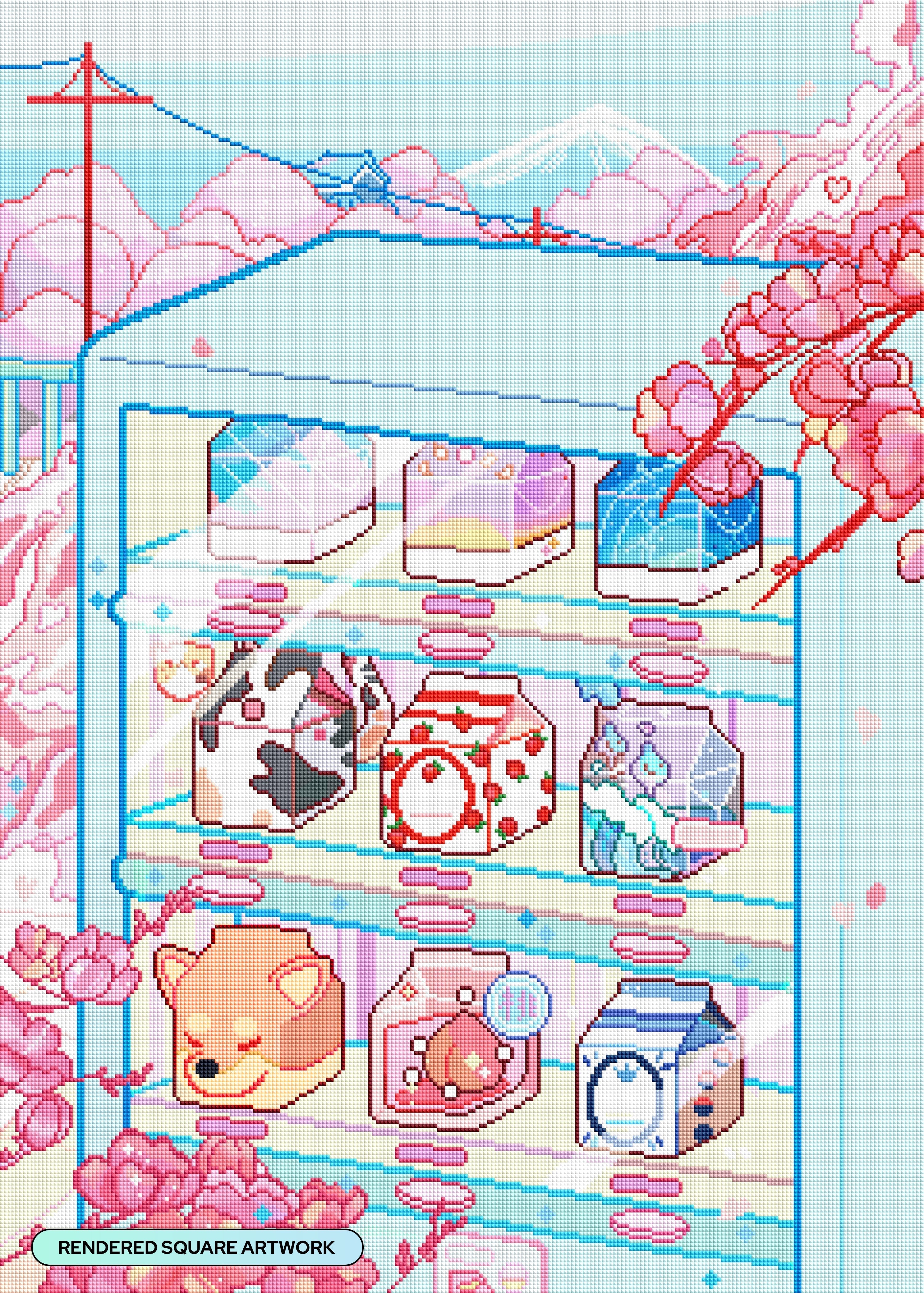 Milkbox Vending Machine in Fuji