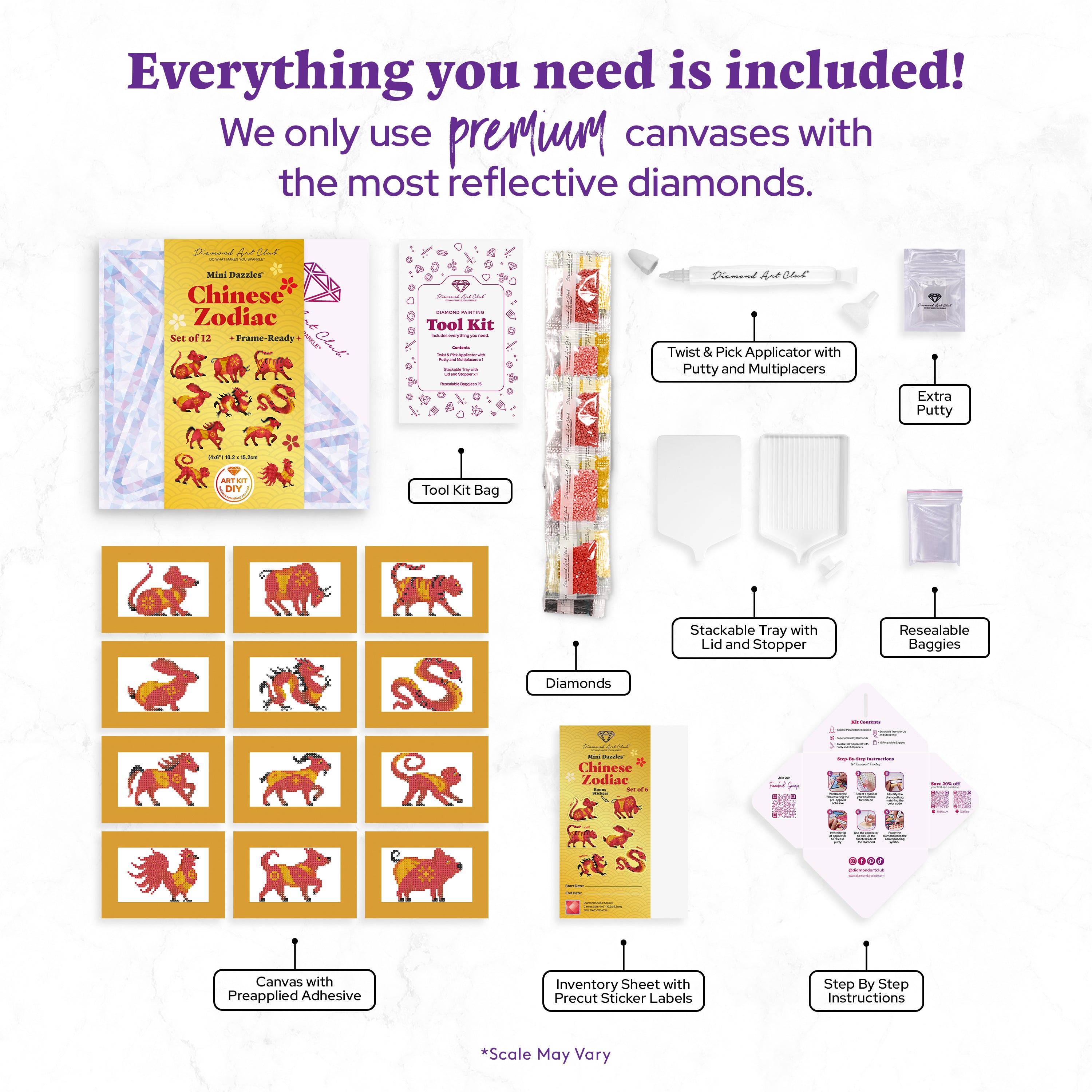 Mini Dazzles™ - Chinese Zodiac