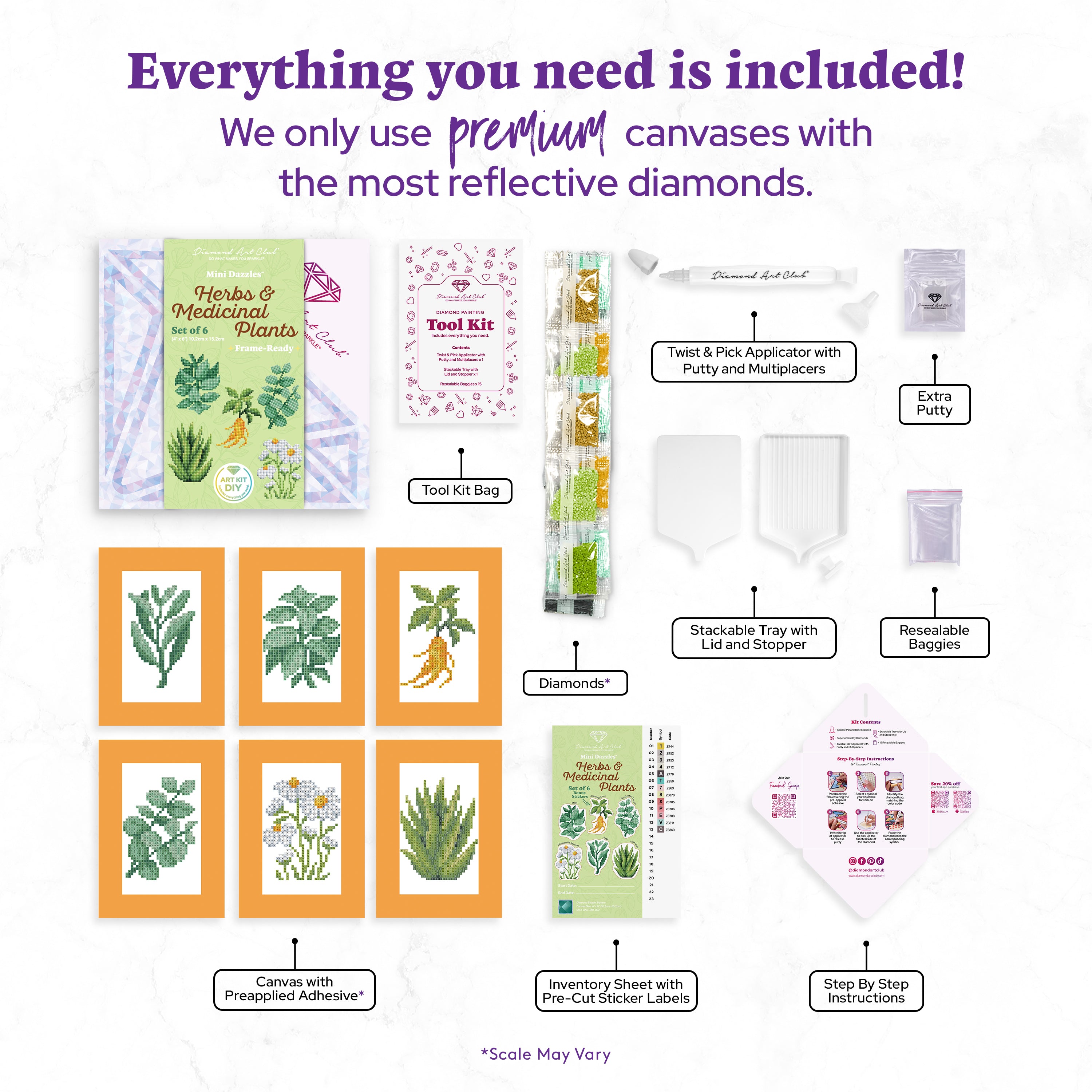 Mini Dazzles™ - Herbs & Medicinal Plants