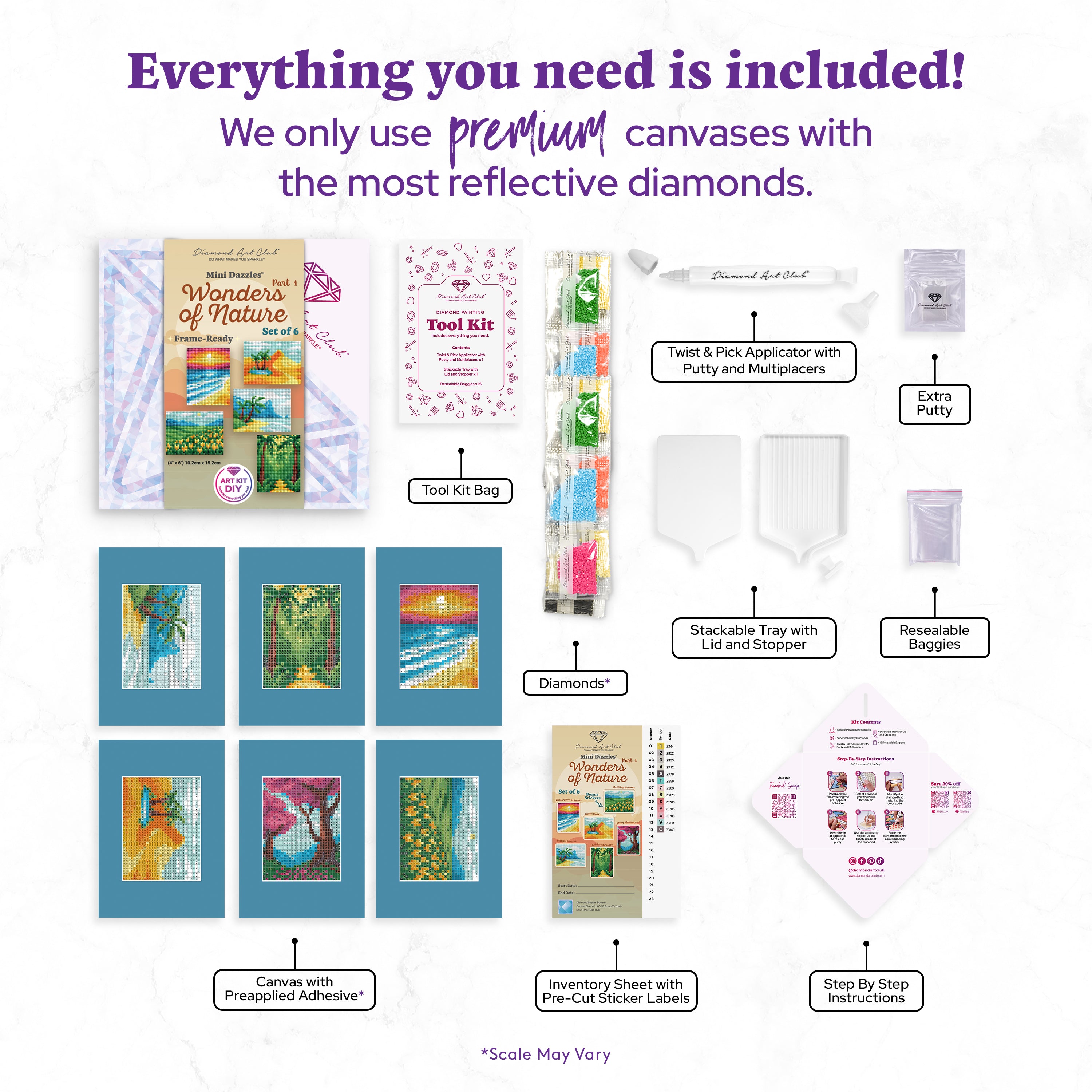 Mini Dazzles™ - Wonders of Nature Part 1