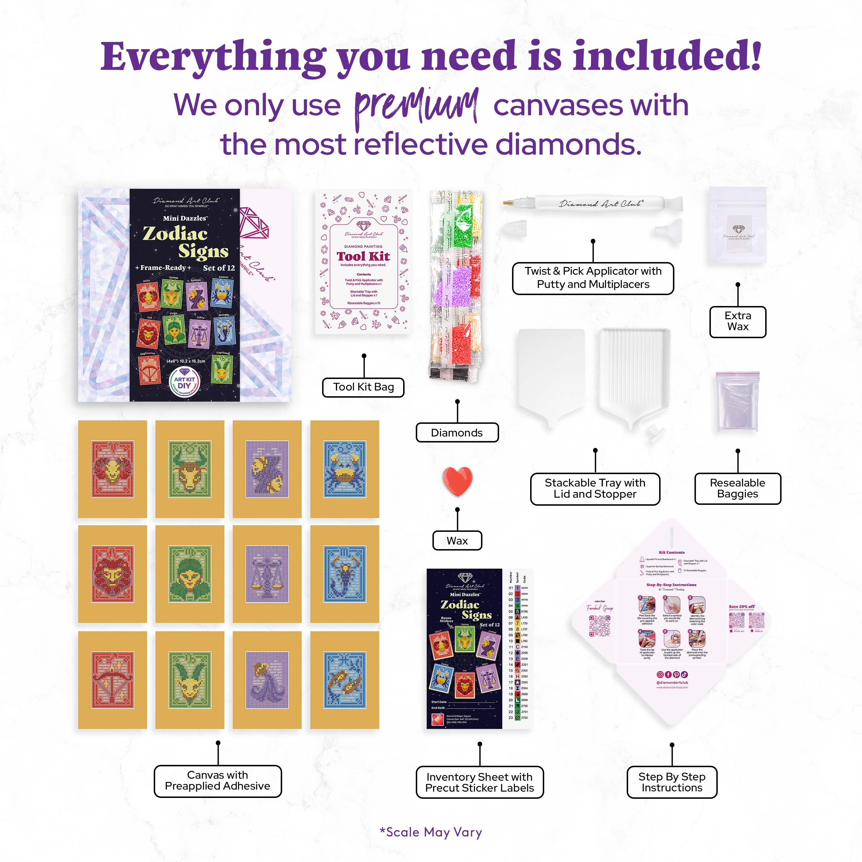 Mini Dazzles™ - Zodiac Signs