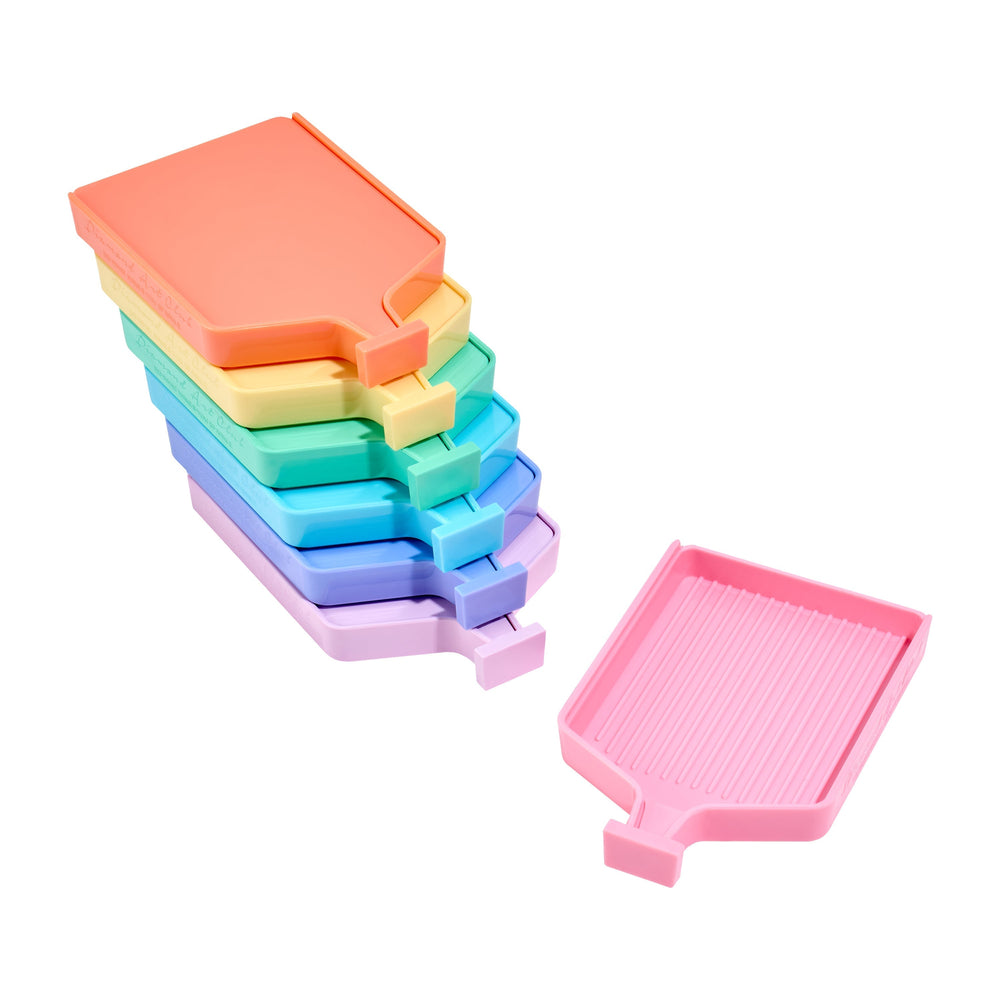 Pastel Rainbow Trays - Large (Set of 7) U9