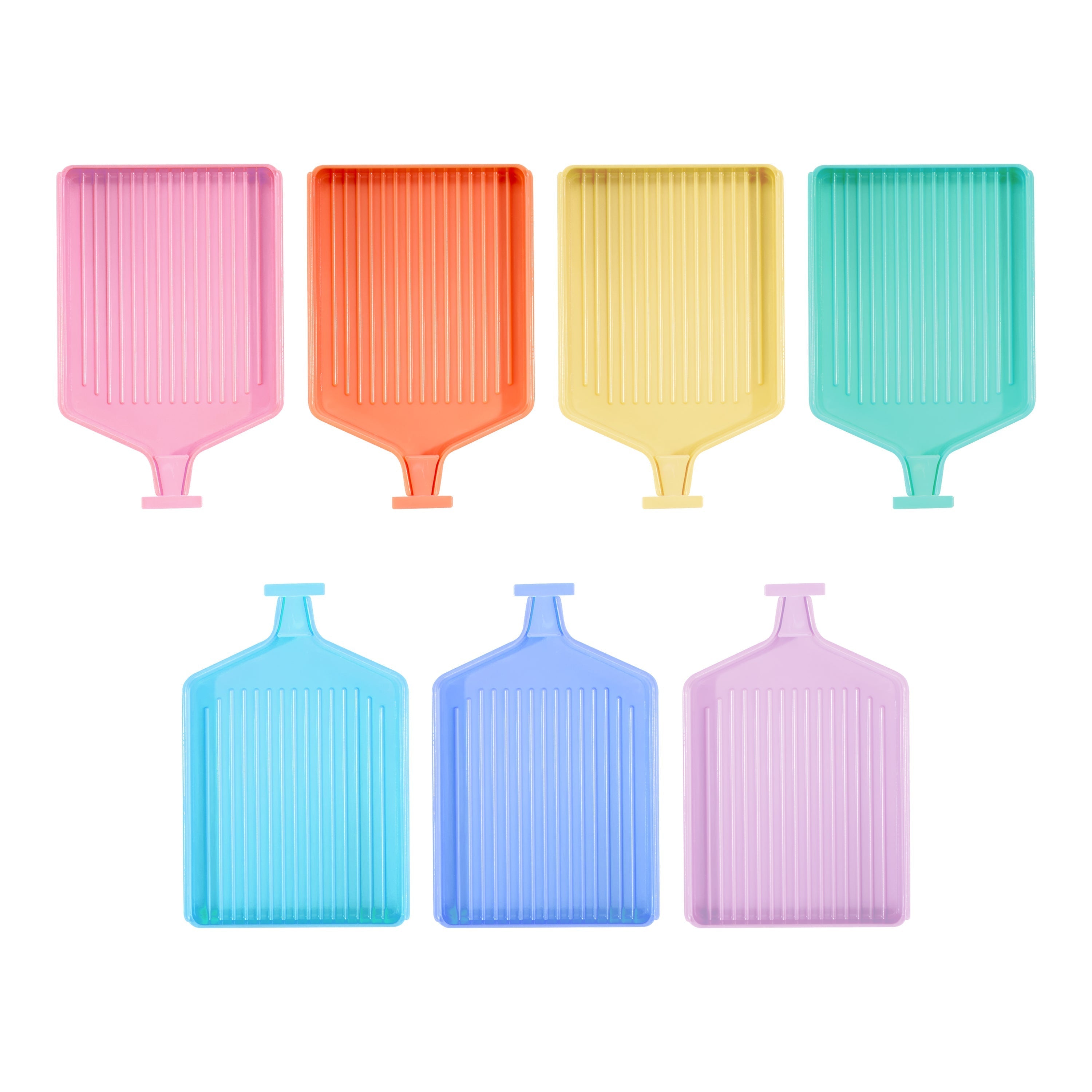 Pastel Rainbow Trays - Large (Set of 7)