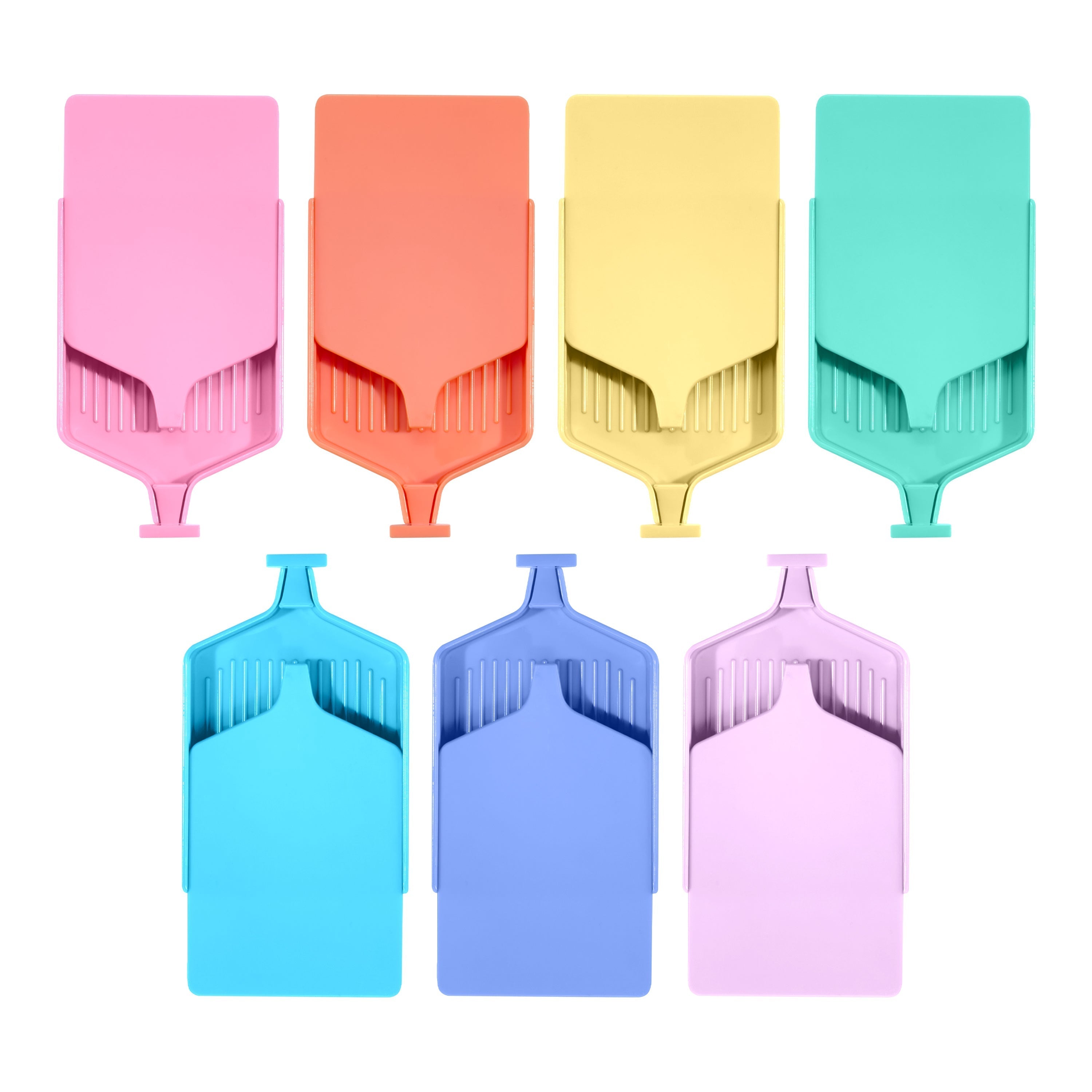 Pastel Rainbow Trays - Large (Set of 7)