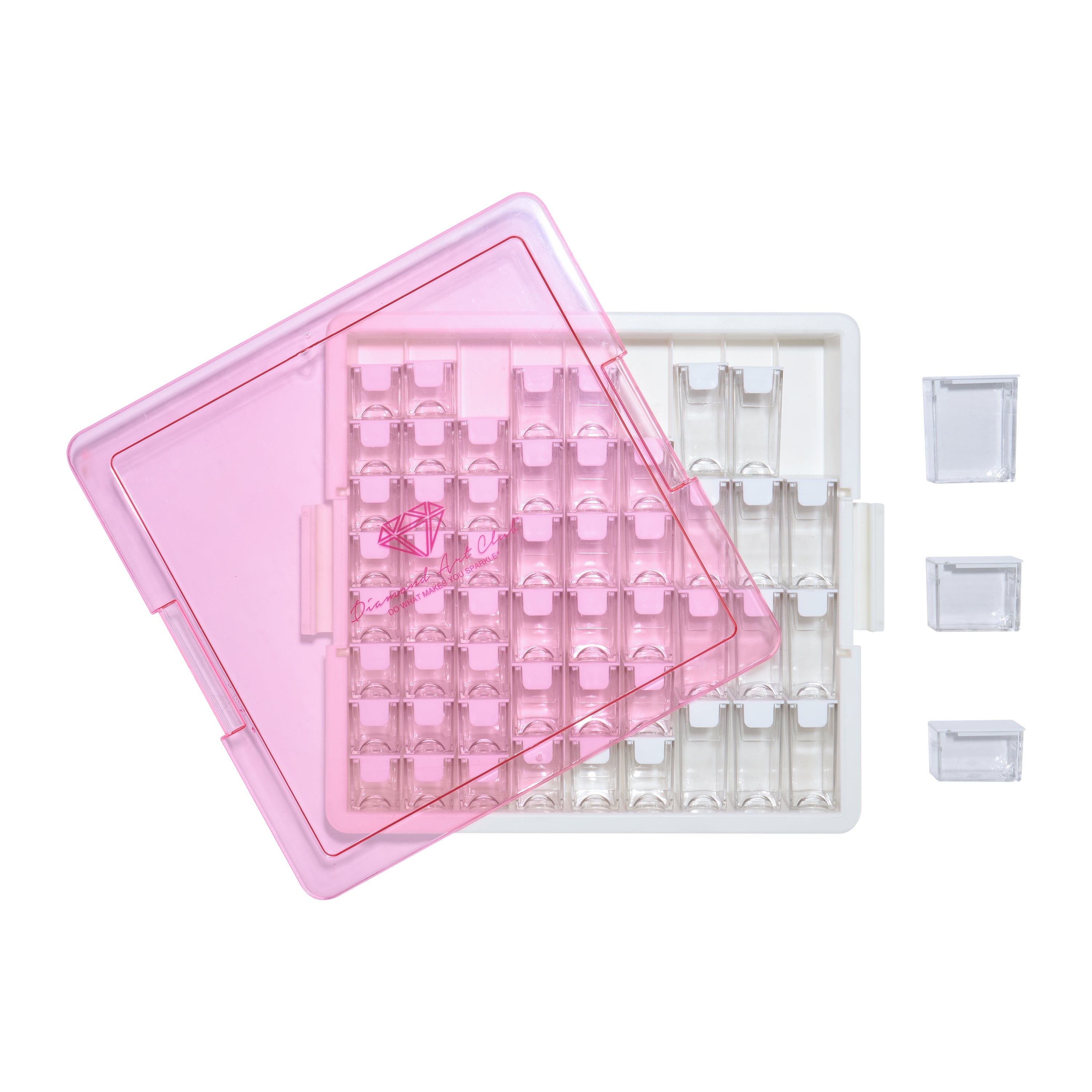 Premium 54-Container Diamond Storage Organizer