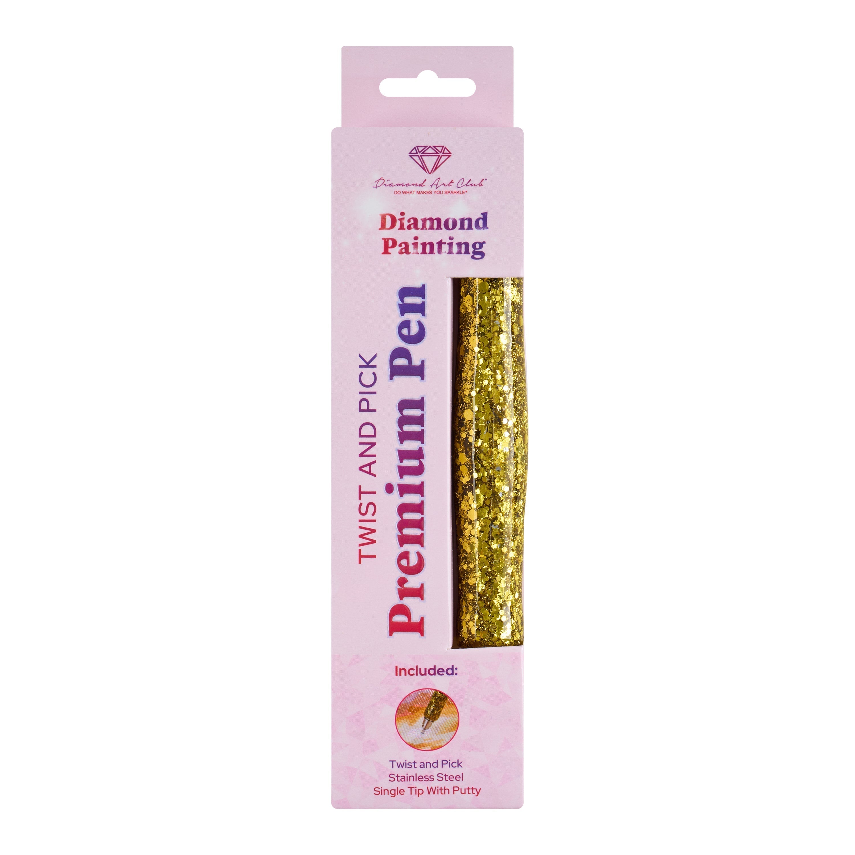 Twist And Pick Premium Pen - Solid Gold Dancing