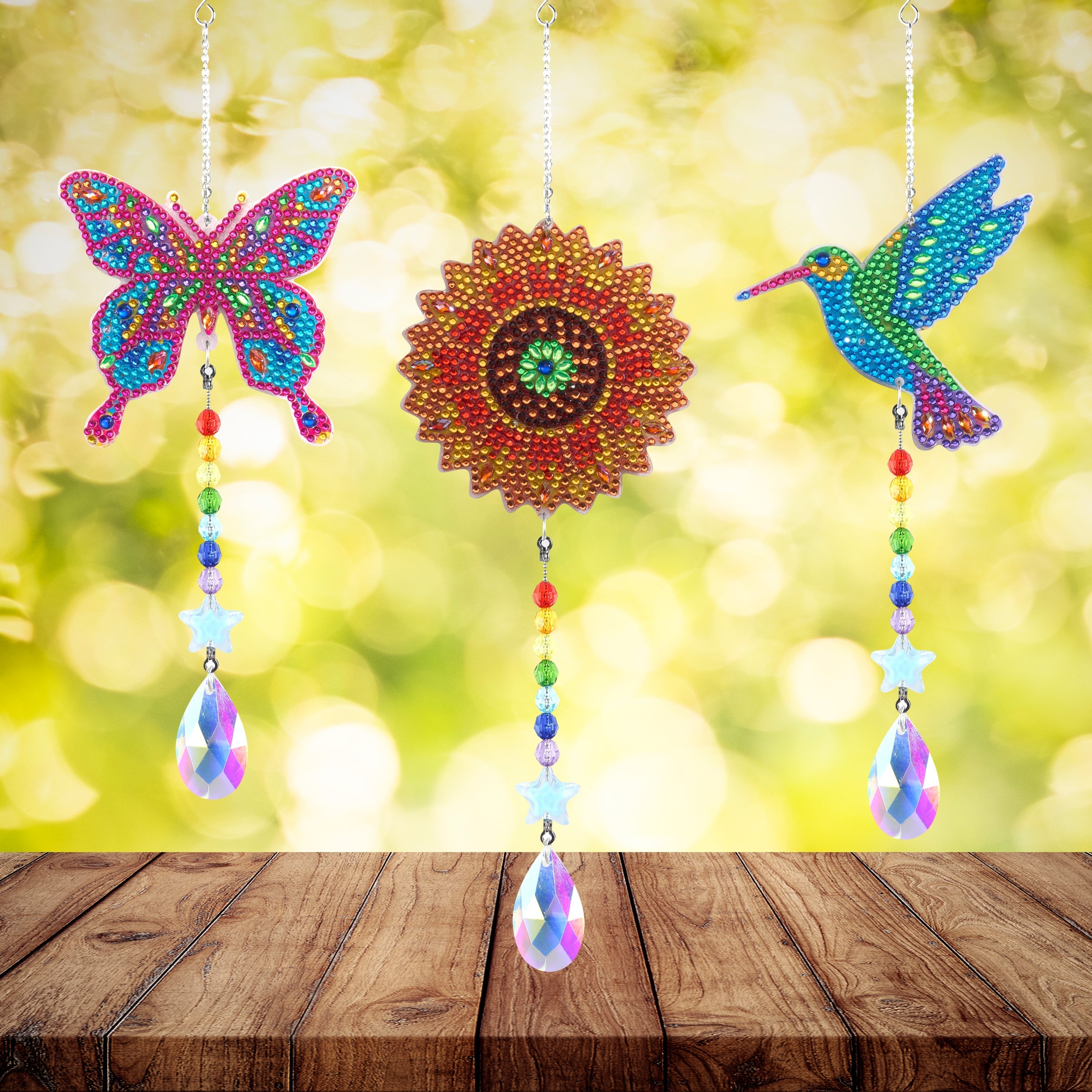 Suncatchers - Hummingbird/Sunflower/Butterfly - Round 2