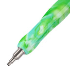 Twist-On Dual-Threaded Premium Drill Pen – Seafoam Swirl